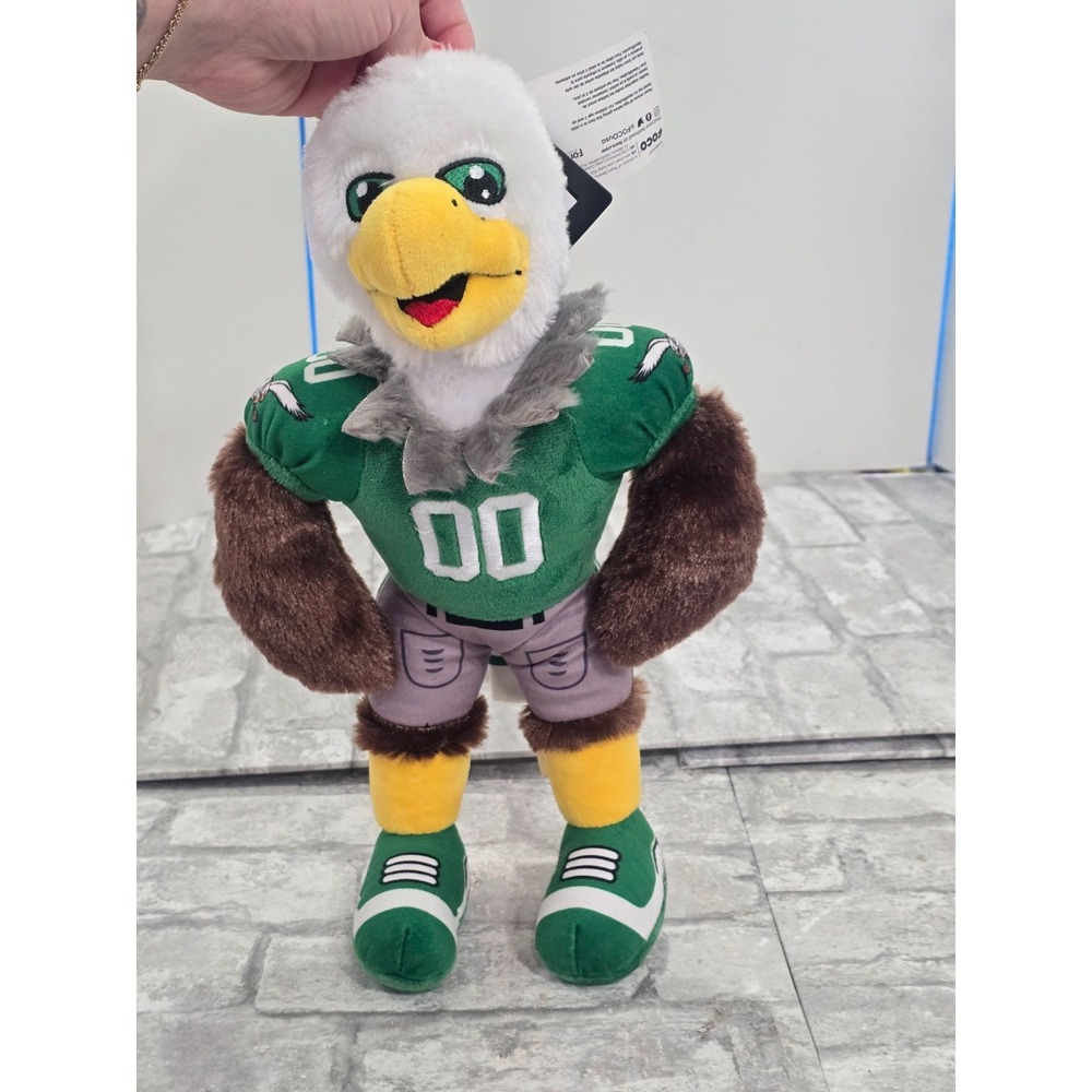 Philadelphia Eagles Swoop 14 inch Plush Brand New NWT Forever Collectibles